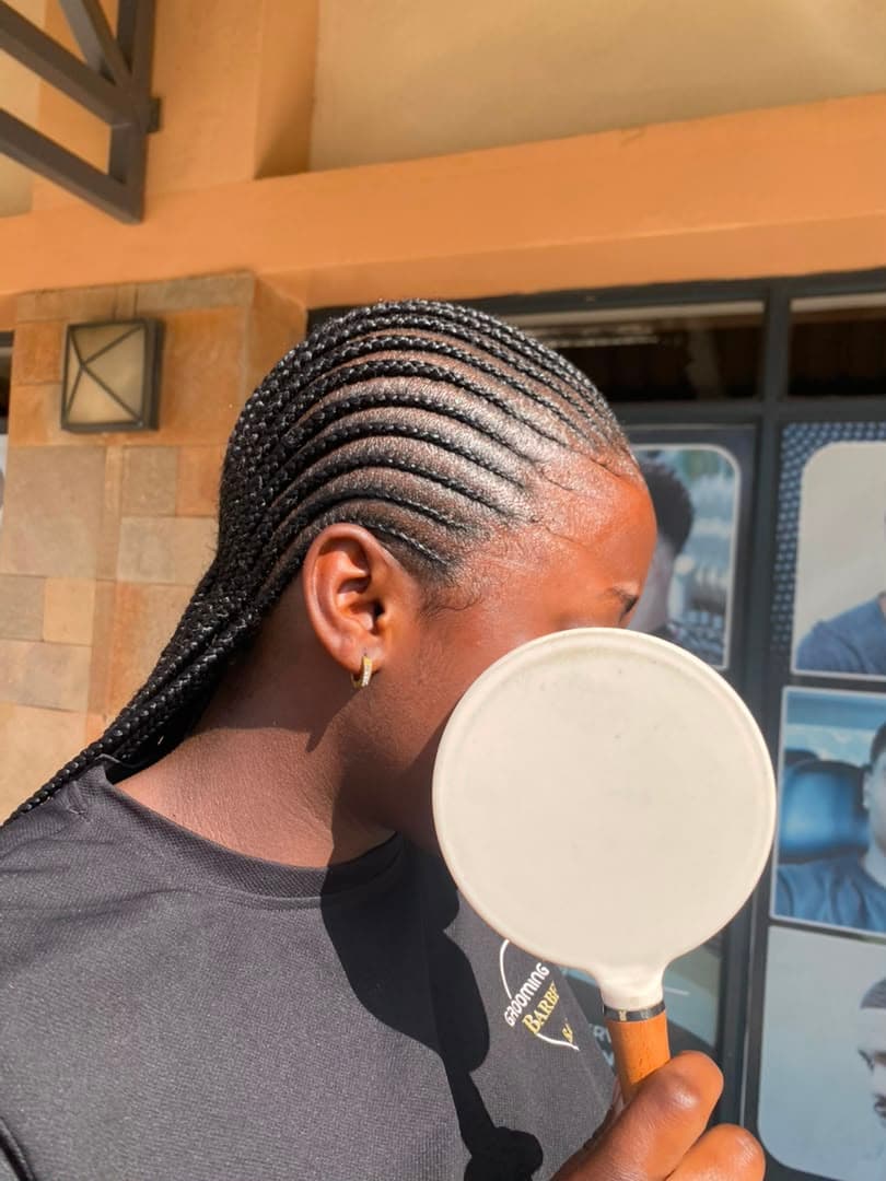 Cornrow braids