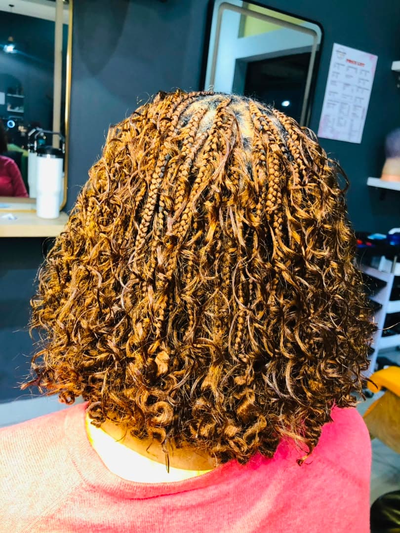 Short boho braids