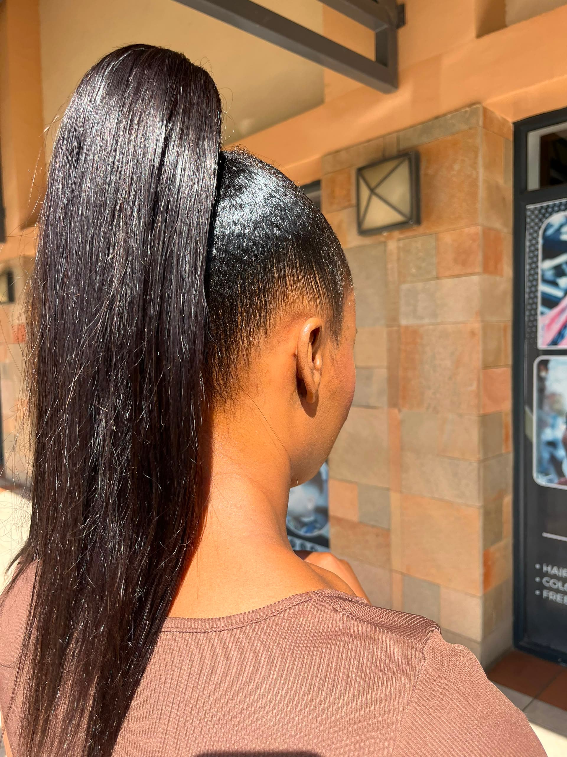 Gel ponytail