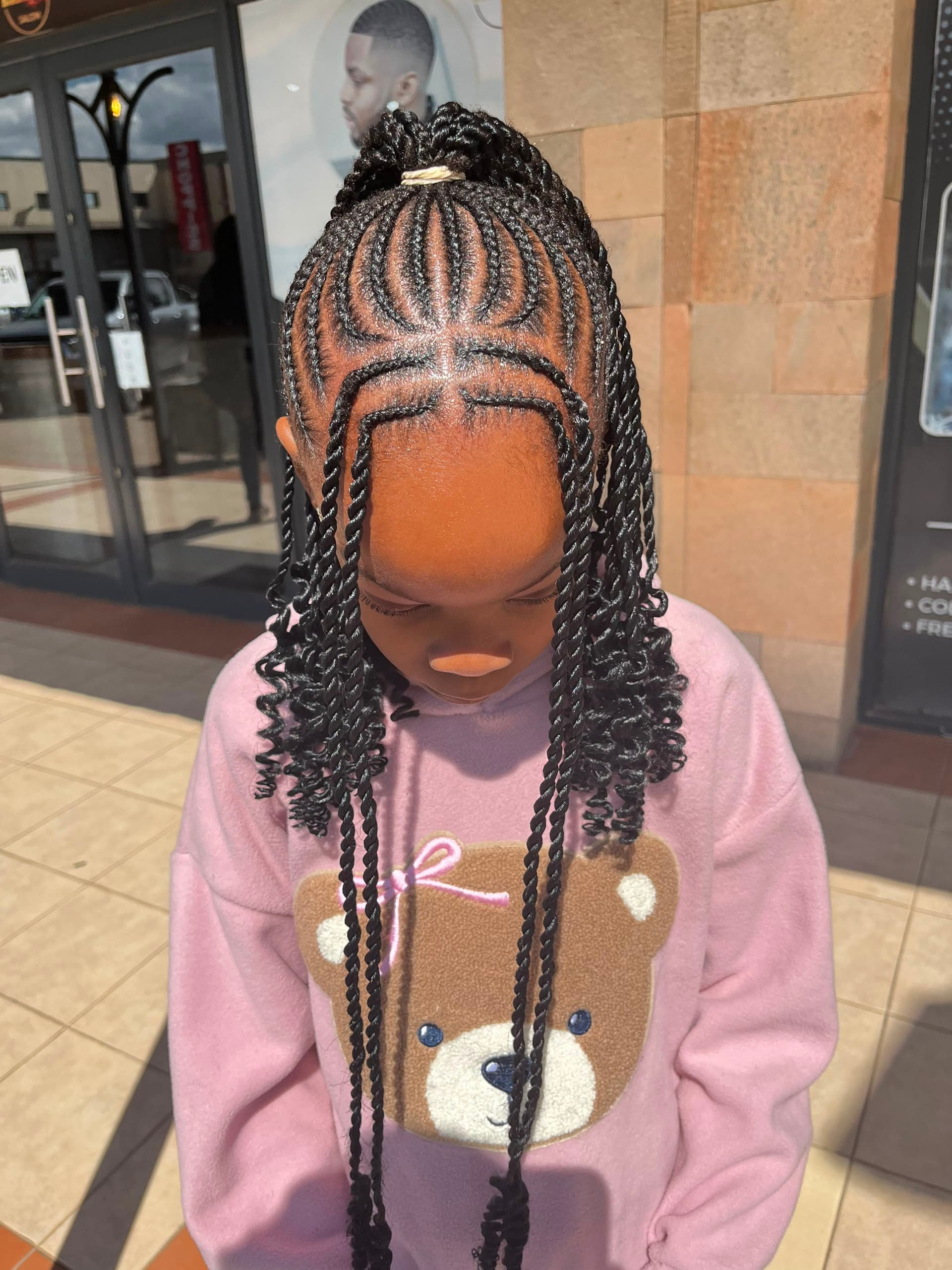 Kids braids style