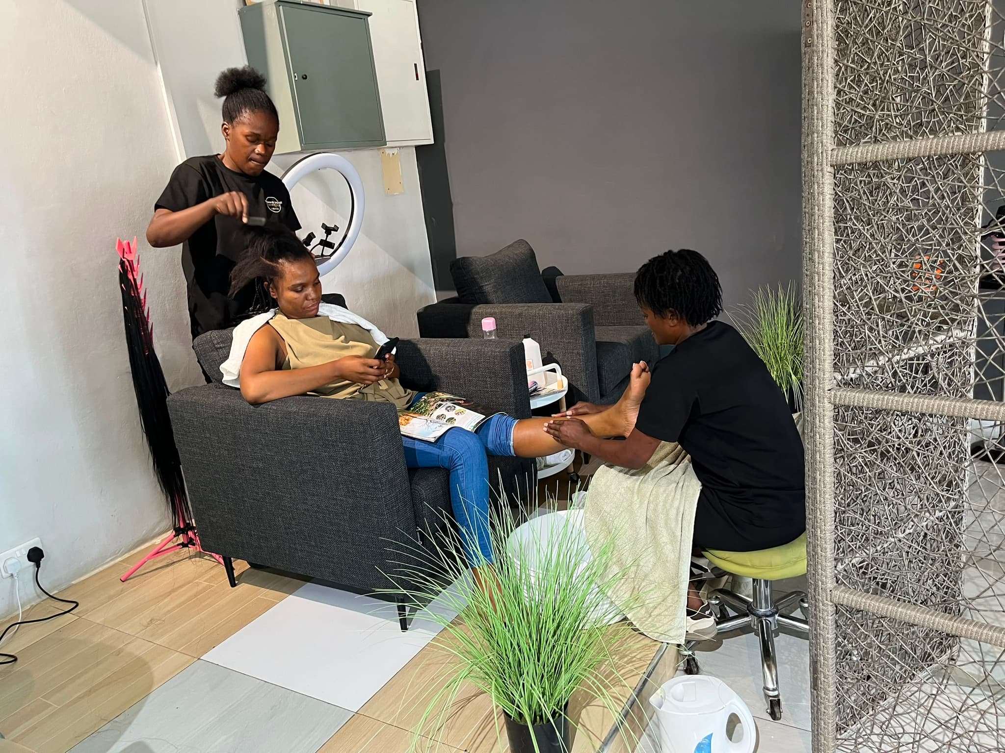 Pedicure service